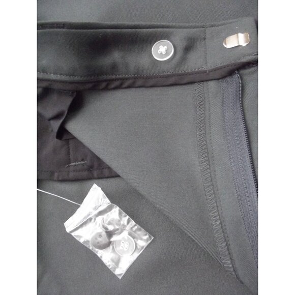 oobe Mens Gray Polyester Pants 46 x 32 Flat Front Straight Leg Work - Picture 8 of 10